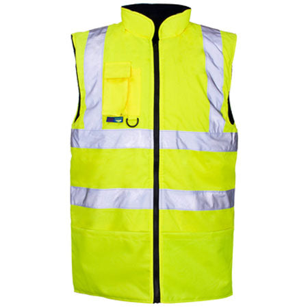 Standard HiVis BodyWarmer – fleece lined