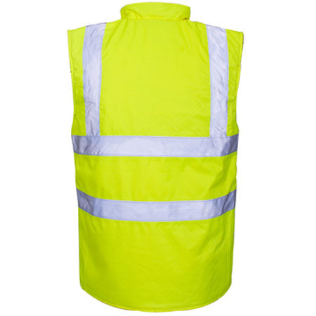 Standard HiVis BodyWarmer – fleece lined